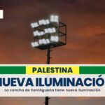 Entregan sistema luminario de la cancha de fútbol de Santágueda