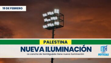 Entregan sistema luminario de la cancha de fútbol de Santágueda