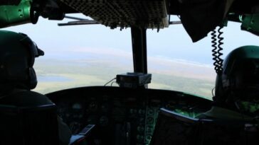 Fuerza Aérea monitorea con sobrevuelos el Parque Isla de Salamanca