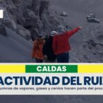 Gestión del Riesgo de Caldas se refiere a la actividad del Volcán Nevado del Ruiz