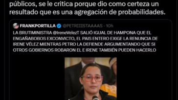 Gustavo Petro defendió a Irene Vélez y afirmó que “Todos los ministros de minas han cometido el mismo error matemático”