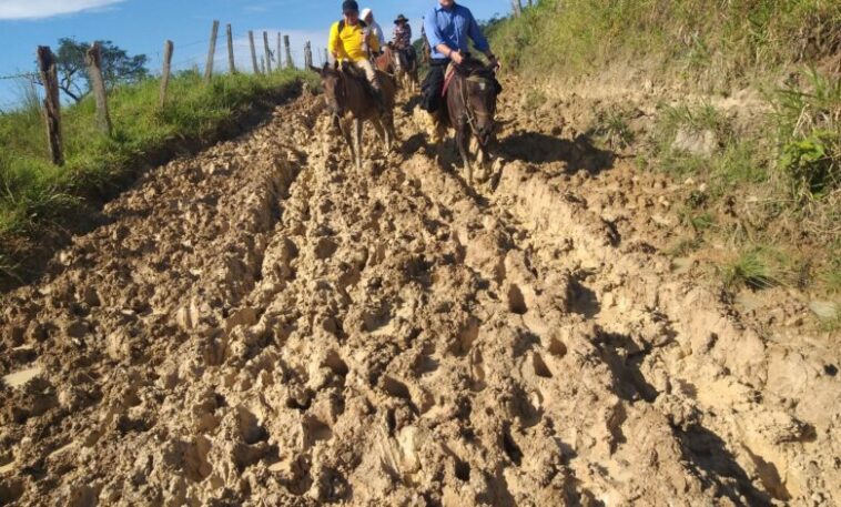 Hasta los caballos se enterraban: la vía tenía 27 años que no se intervenía