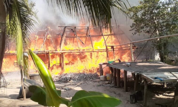 Incendio consumió una vivienda en Hato Corozal