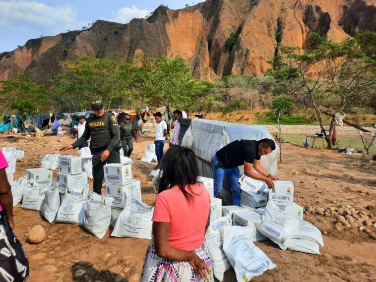 Indígenas desplazados de Venezuela recibieron ayudas humanitarias en Casanare