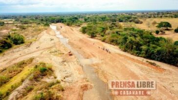 Listas obras de canalización de 1.0 km del río Guachiría