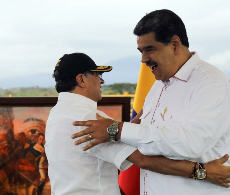 Maduro propone a Petro crear zona económica entre Colombia y Venezuela
