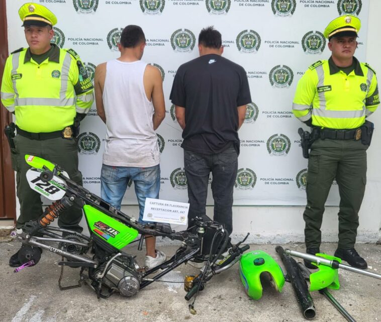 Moto desguazada sería comercializada en Caquetá