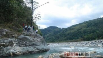 Nueva estación hidrometeorológica en el cañón del río Guamal