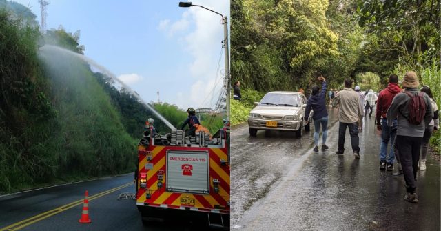 Quindío: 6 municipios están en alerta por riesgo de deslizamientos de tierra e incendios forestales