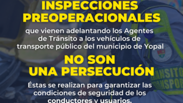 Secretaría de movilidad adelanta inspecciones preoperacionales a vehículos de servicio público