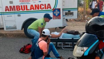 Triple choque de motocicletas deja varios heridos en Montería