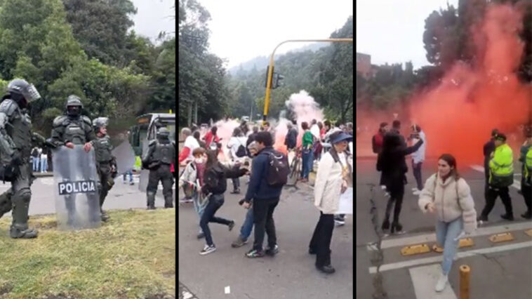 [VIDEO] Tras intervención del Esmad se restablece el tránsito en la carrera séptima, Bogotá