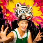 Video: la primera dama se puso la pollera y ya baila en Carnaval de Barranquilla