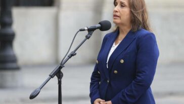 "Estamos en una democracia frágil": Presidenta de Perú instó al Congreso a adelantar elecciones