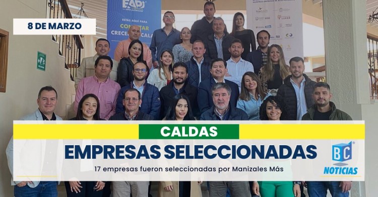 17 empresas de Caldas recibirán entrenamiento de Manizales Más