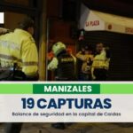 19 personas fueron capturadas durante el puente festivo en Manizales