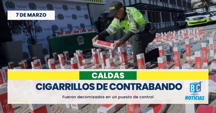 4.900 cajetillas de cigarrillo fueron incautadas en el peaje de Irra