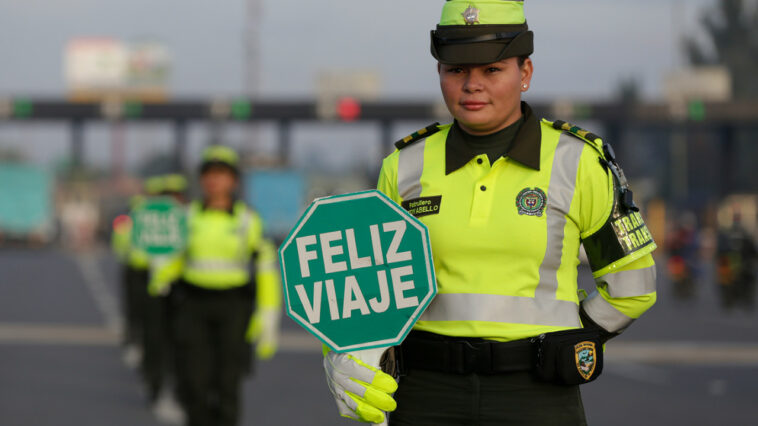 600 policías estarán en diferentes vías del país para este puente festivo