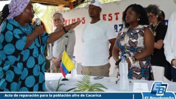 Acto de reparación para la población Afro de Cacarica, municipio de Riosucio – Chocó.