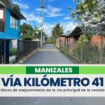 Alcaldía de Manizales entregó vía en el kilómetro 41