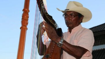 Arturo Silva, el arpista homenajeado en el Festival del Corrío Llanero