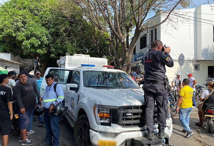 Asesinan a mototaxista en la entrada al puesto de salud de Los Almendros