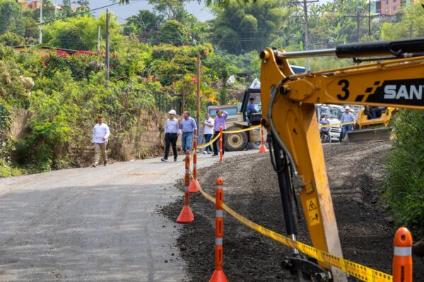 Avanzan obras de la conexión vial Romelia – El Pollo hacia Combia