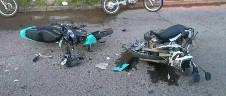 Bebé de 18 meses resultó herido en choque de motos en Yopal