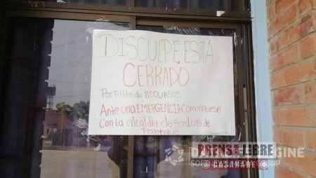 “Cerrado por falta de recursos, ante una emergencia comuníquese con la Alcaldía de San Luis de Palenque”: Bomberos