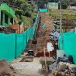 Comenzaron obras de mejoramiento de las gradas de acceso al barrio Belén, Sandoná