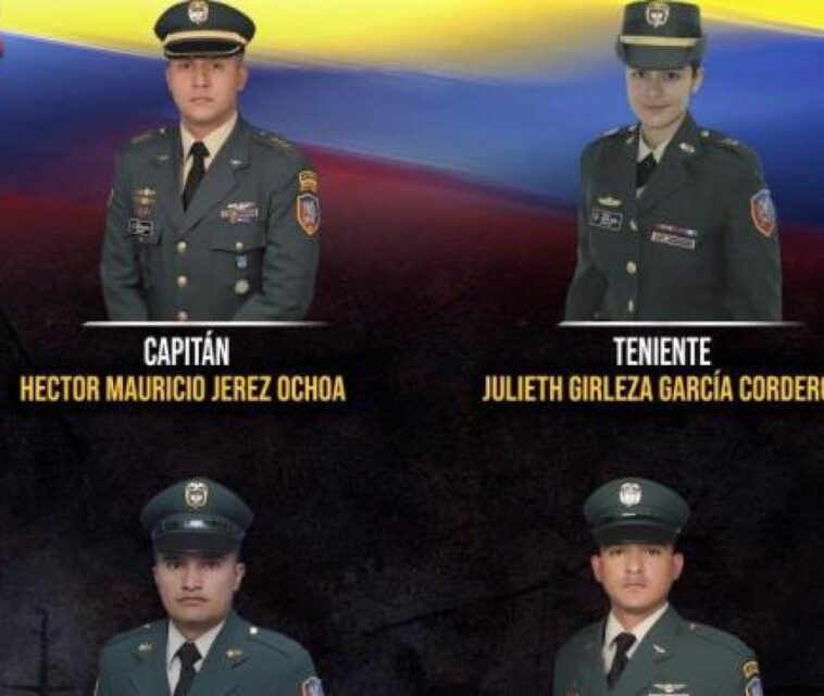 Ellos fueron los uniformados que murieron en accidente de helicóptero