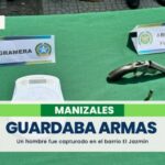 En el barrio El Jazmín encontraron dos armas de fuego dentro de una vivienda