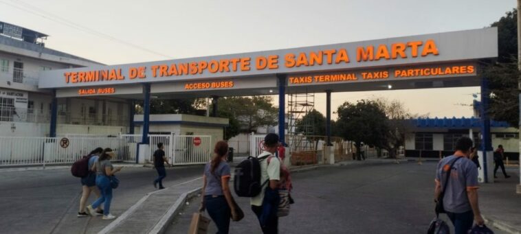 Flujo de pasajeros en la Terminal de Transporte de Santa Marta creció un 40%