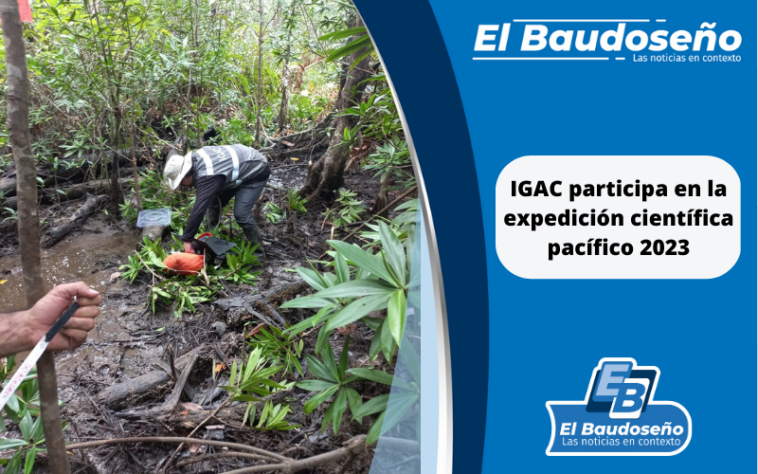 IGAC participa en la expedición científica pacífico 2023.