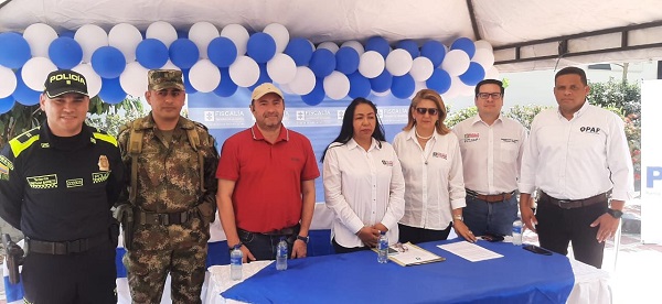 Inauguran punto de atención de la Fiscalía en Aracataca