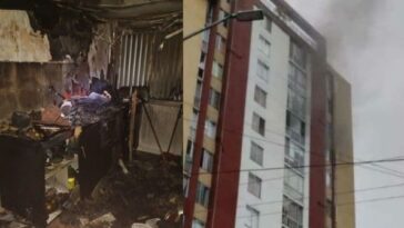Incendio en edifico Cibeles dejó una mujer lesionada y pérdida total del apartamento