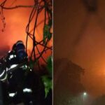 Incendio estructural dejó pérdida total en una vivienda utilizada como bodega de reciclaje en Armenia