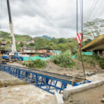 Inició instalación de estructura metálica en el Puente Curtiembres