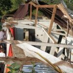 Lluvias en Samaná causan afectaciones en una vivienda