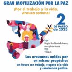 Los araucanos caminarán juntos en la Gran Movilización por la Paz