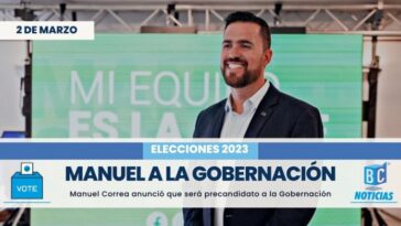 Manuel Correa anuncia oficialmente que es precandidato a la Gobernación de Caldas