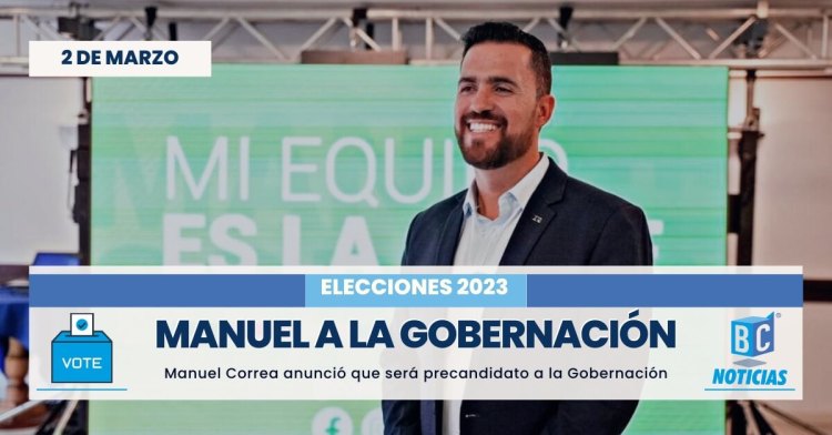 Manuel Correa anuncia oficialmente que es precandidato a la Gobernación de Caldas