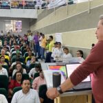 Maratónica jornada de entrega de obras y balance de gestión realizó el gobernador del Huila en el centro del departamento.