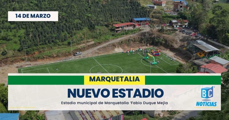 Marquetalia ya tiene su nuevo estadio de fútbol