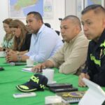 Aspecto del consejo de seguridad realizado este miércoles en Riohacha y donde se ofreció hasta 30 millones de pesos para conseguir información que permita el esclarecimiento de este homicidio.