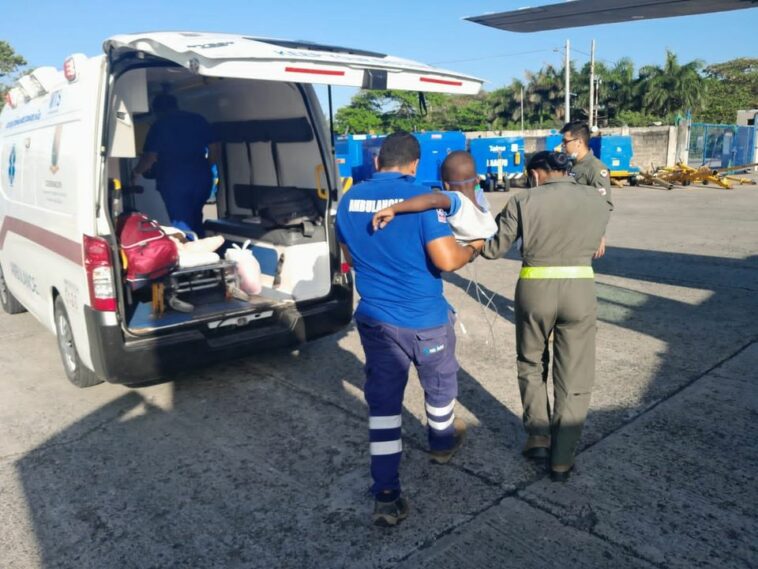 Misión de traslado aeromédico en San Andrés isla, para dos pacientes 