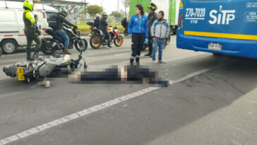 Motociclista murió tras chocar con un Sitp