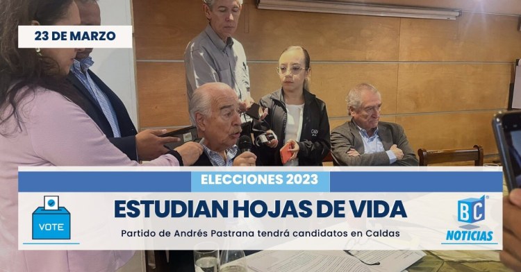 Partido de Andrés Pastrana dará avales en Caldas para las elecciones de octubre
