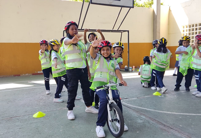 Programa Bicidestrezas llega a colegios del Cesar