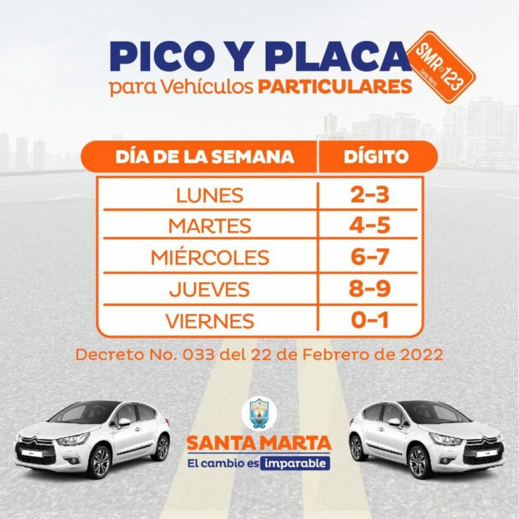 SecMovilidad aclara que ‘pico y placa’ para particulares no ha cambiado